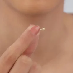 Gold Mimo Lab Grown Diamond Stud Earrings