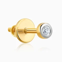 Gold Mimo Lab Grown Diamond Stud Earrings