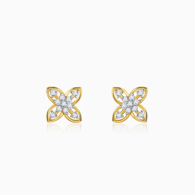 Gold Mirelle Lab Grown Diamond Earrings