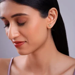 Gold Mirelle Lab Grown Diamond Earrings