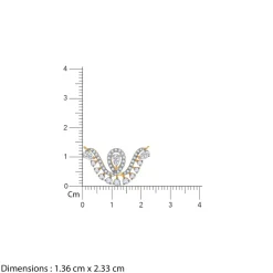 Gold Monica Lab Grown Diamond Mangalsutra