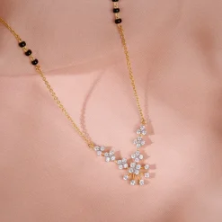 Gold Nethra Lab Grown Diamond Mangalsutra