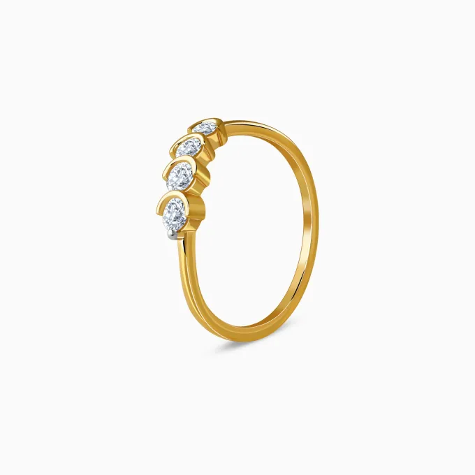 Gold Noira Lab Grown Diamond Ring