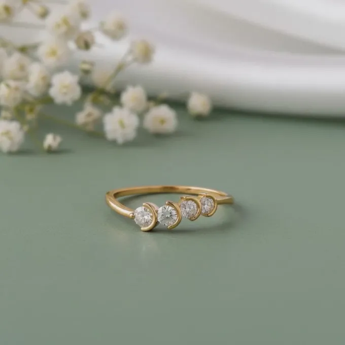 Gold Noira Lab Grown Diamond Ring