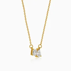 Gold Nova Luxe Lab Grown Diamond Necklace