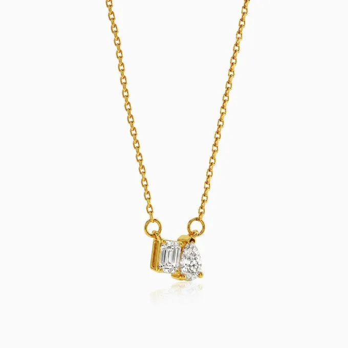 Gold Nova Luxe Lab Grown Diamond Necklace