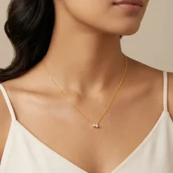Gold Nova Luxe Lab Grown Diamond Necklace