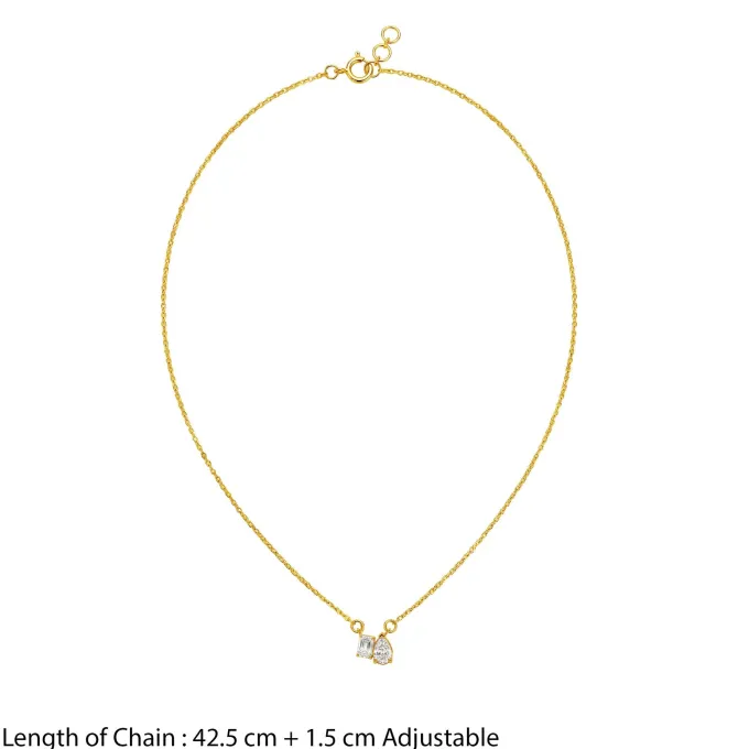 Gold Nova Luxe Lab Grown Diamond Necklace