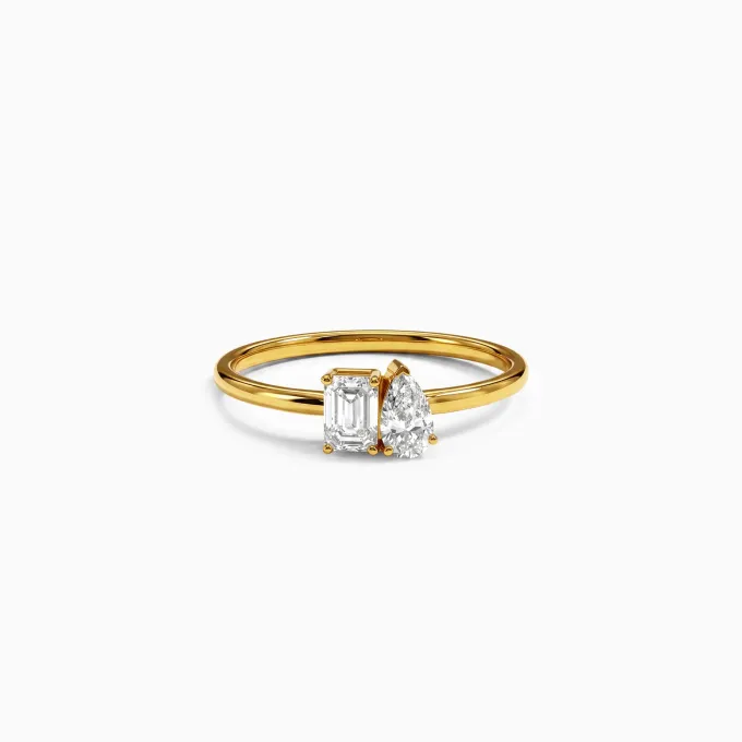 Gold Nova Luxe Lab Grown Diamond Ring (Size 12)