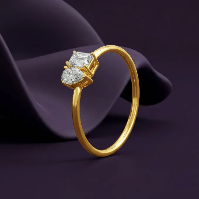 Gold Nova Luxe Lab Grown Diamond Ring (Size 12)