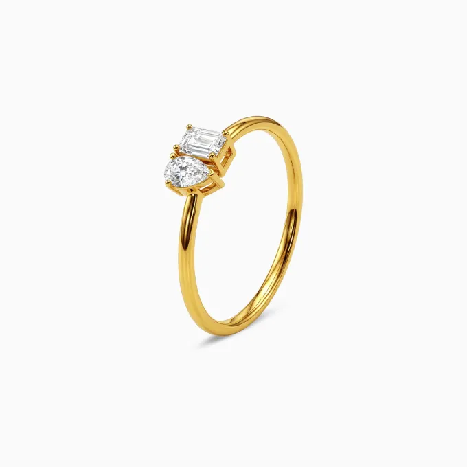 Gold Nova Luxe Lab Grown Diamond Ring (Size 12)