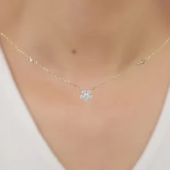 Gold Novae Diamond Necklace