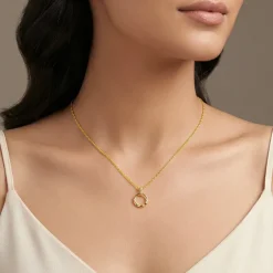 Gold Opulent Classic Lab Grown Diamond Pendant