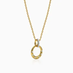 Gold Opulent Classic Lab Grown Diamond Pendant