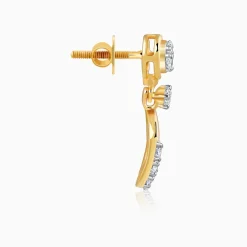 Gold Orb of Grace Lab Grown Diamond Earrings
