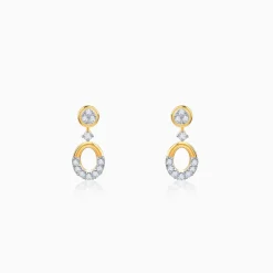 Gold Orb of Grace Lab Grown Diamond Earrings