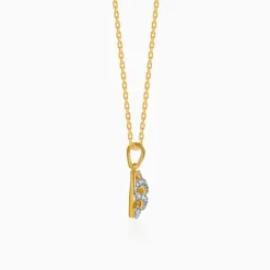 Gold Orbelle Lab Grown Diamond Pendant