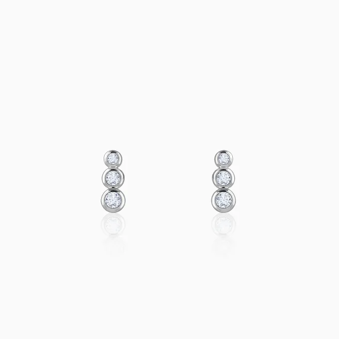 Gold Orvya Lab Grown Diamond Earrings