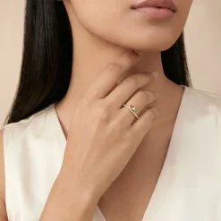 Gold Passionate Love Lab Grown Diamond Ring (Size 12)