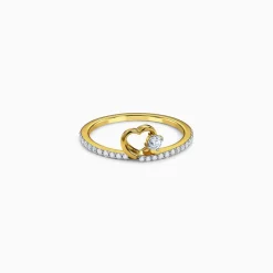 Gold Passionate Love Lab Grown Diamond Ring (Size 12)