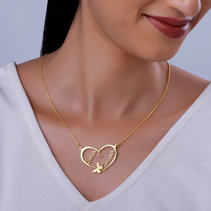 Gold Personalised Forever Yours Pendant