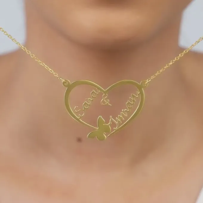 Gold Personalised Forever Yours Pendant