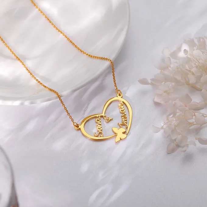 Gold Personalised Forever Yours Pendant