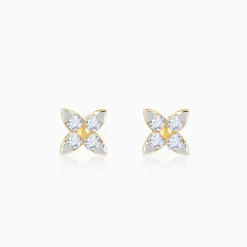 Gold Petite Lab Grown Diamond Earrings