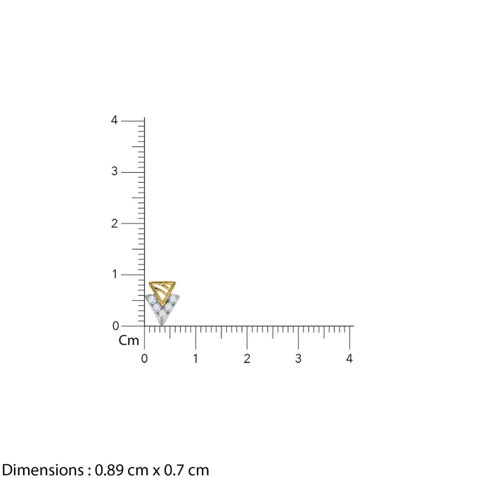 Gold Pissenlit Lab Grown Diamond Earrings