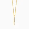 Gold Precious Infinity Lab Grown Diamond Pendant