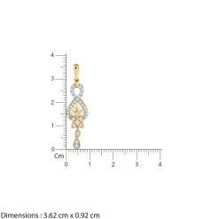 Gold Precious Infinity Lab Grown Diamond Pendant