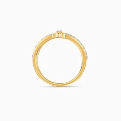 Gold Prong Lab Grown Diamond Ring