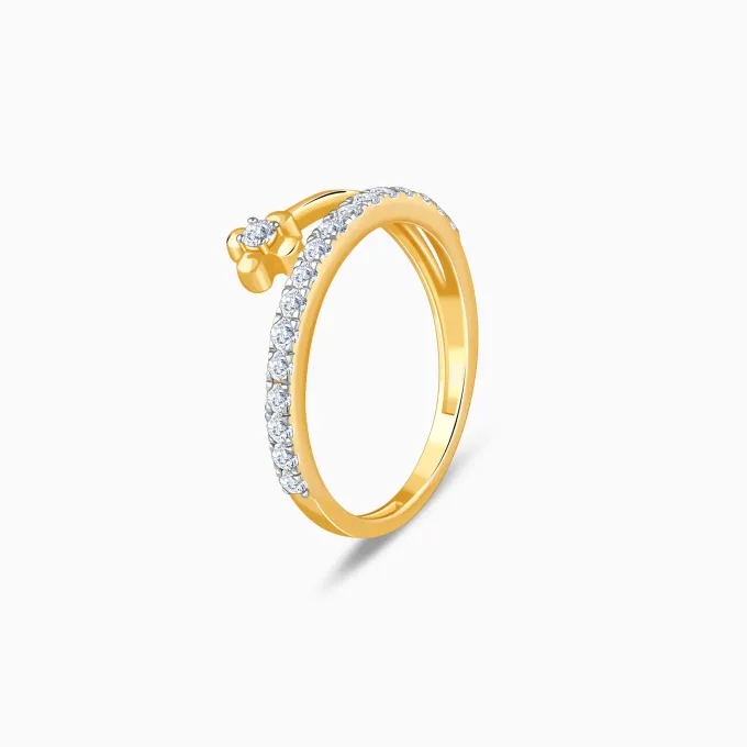 Gold Prong Lab Grown Diamond Ring