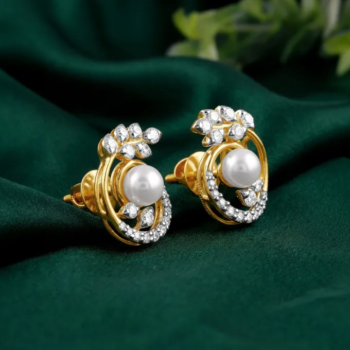 Gold Rayo Lab Grown Diamond Studs