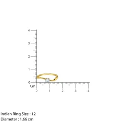 Gold Regal Lab Grown Diamond Ring (Size 12)