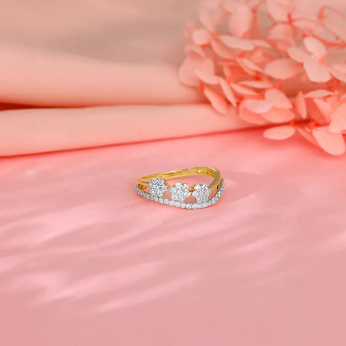 Gold Roseate Dream Diamond Ring