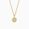 Gold Roxane Lab Grown Diamond Pendant