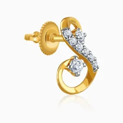 Gold Royal Shine Lab Grown Diamond Earrings