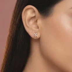 Gold Royal Shine Lab Grown Diamond Earrings