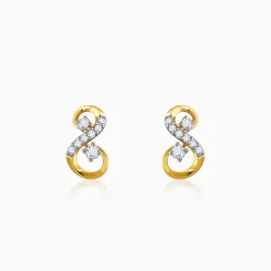 Gold Royal Shine Lab Grown Diamond Earrings