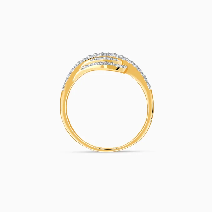 Gold Sassy Lab Grown Diamond Ring