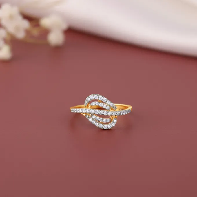 Gold Sassy Lab Grown Diamond Ring