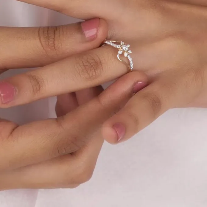 Gold Seasons Of Life Diamond Ring