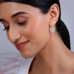 Gold Secret Garden Diamond Earrings