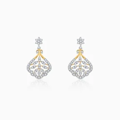 Gold Secret Garden Diamond Earrings