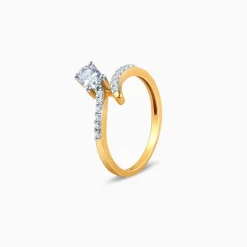 Gold Selene Lab Grown Diamond Solitaire Ring