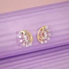 Gold Seraphina Lab Grown Diamond Studs