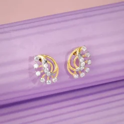 Gold Seraphina Lab Grown Diamond Studs