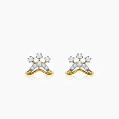 Gold Seraphina Lab Grown Diamond Earrings