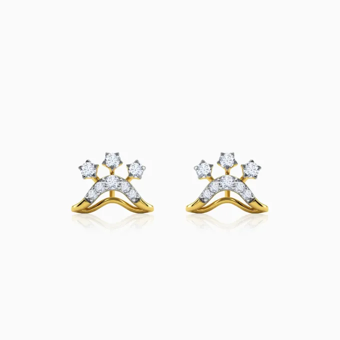 Gold Seraphina Lab Grown Diamond Earrings